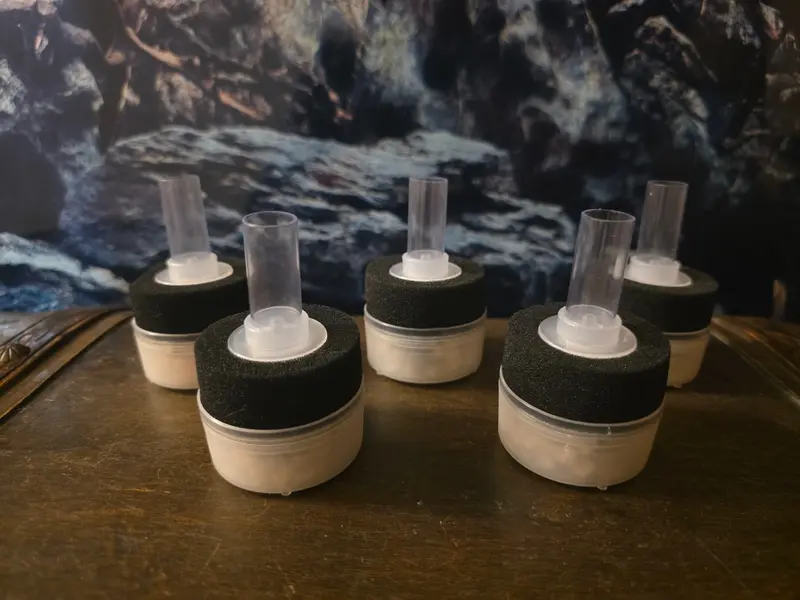 10x Mini Biofilter Luftfilter Filtermedien HMF Filter Innenfilter Schwammfilter