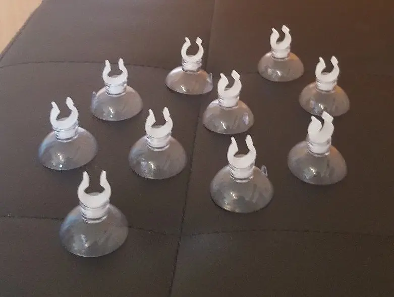 10x Sauger mit Clip für 9/12mm Schläuche + Futterrohr L