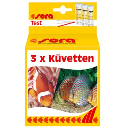 3 extra Sera Küvetten