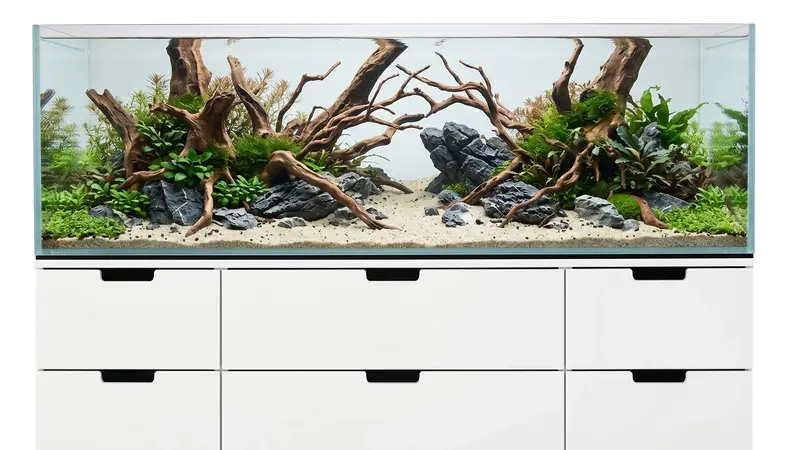 300L Aquarium 160x47x40 cm IKEA Nordli - Versandkostenfrei!