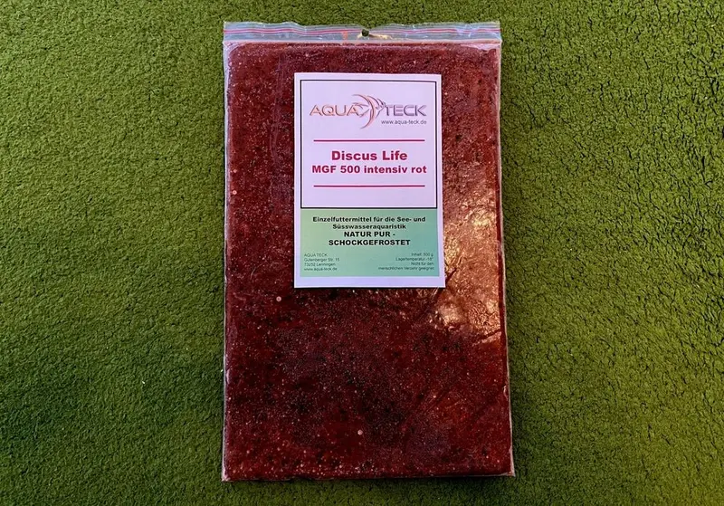 500g Discus Life MGF 500 intensiv rot - Frostfutter