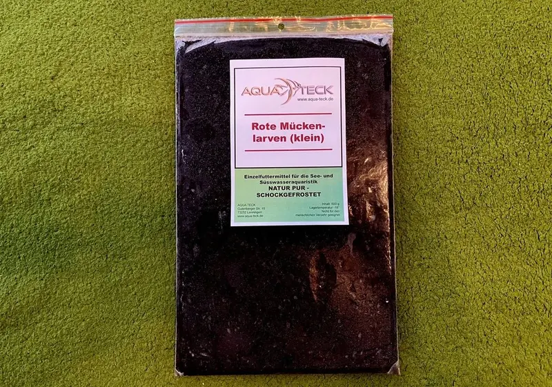500g Rote Mückenlarven klein - Frostfutter