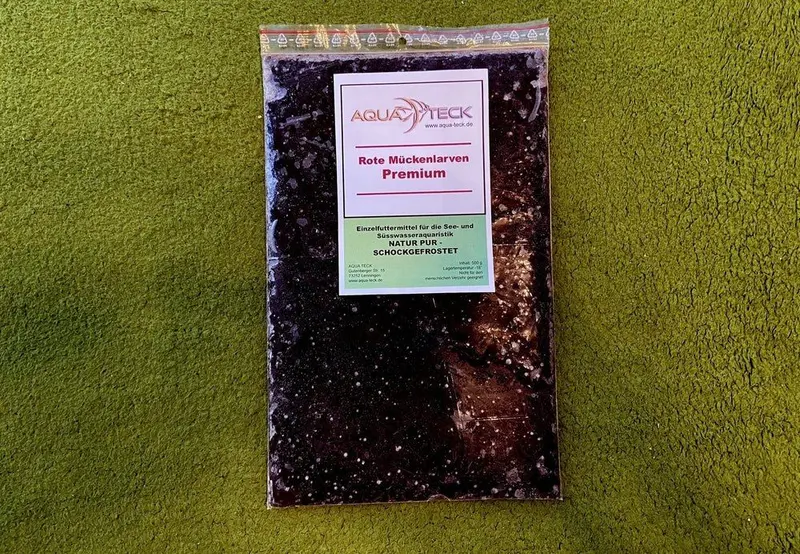 500g Rote Mückenlarven Premium - Frostfutter