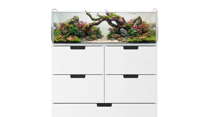 94L Aquarium 40x47x50 cm IKEA Nordli - Versandkostenfrei!