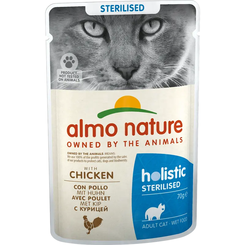 Almo Nature P.B. Holistic Sterilised mit Huhn 70 g