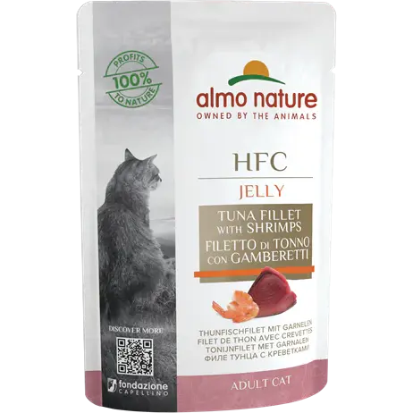 Almo Nature P.B. Natural Jelly Thunfisch & Garnelen 55 g