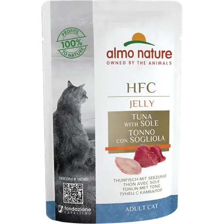 Almo Nature P.B. Natural Jelly Thunfisch & Seezunge 55 g