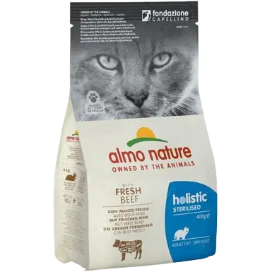 Almo Nature Trocken Holistic Sterilised mit frischem Rind