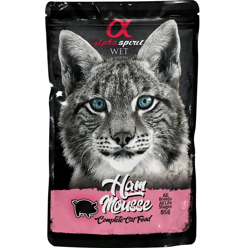 alpha spirit Pouch Mousse Schinken 85 g