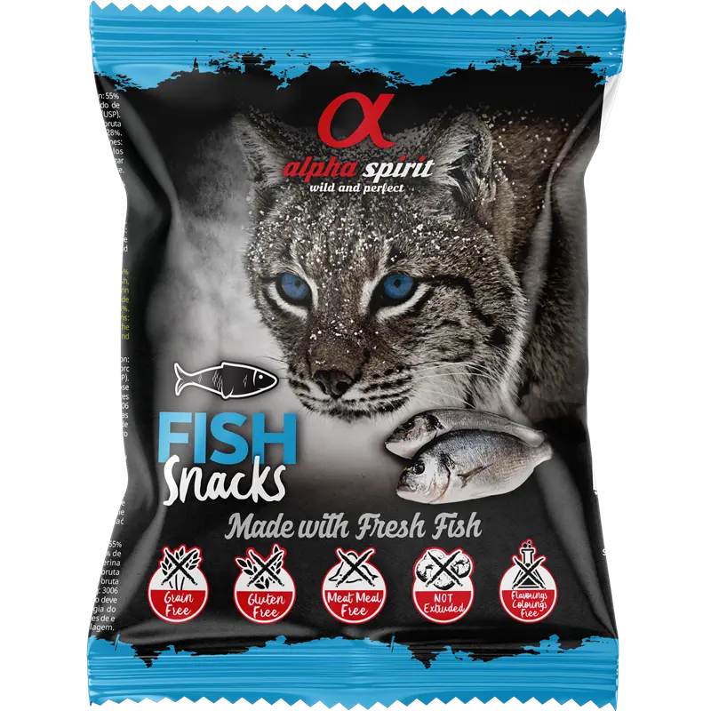 alpha spirit Snacks gewürfelt Fisch 50 g