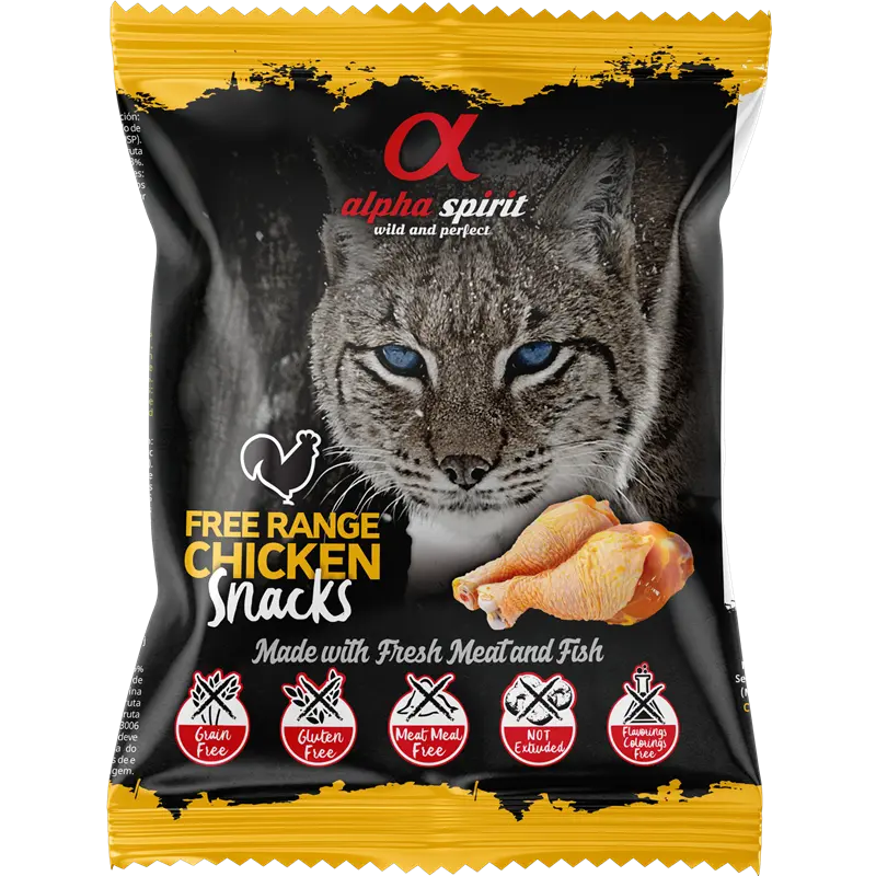 alpha spirit Snacks gewürfelt Freiland Huhn 50 g