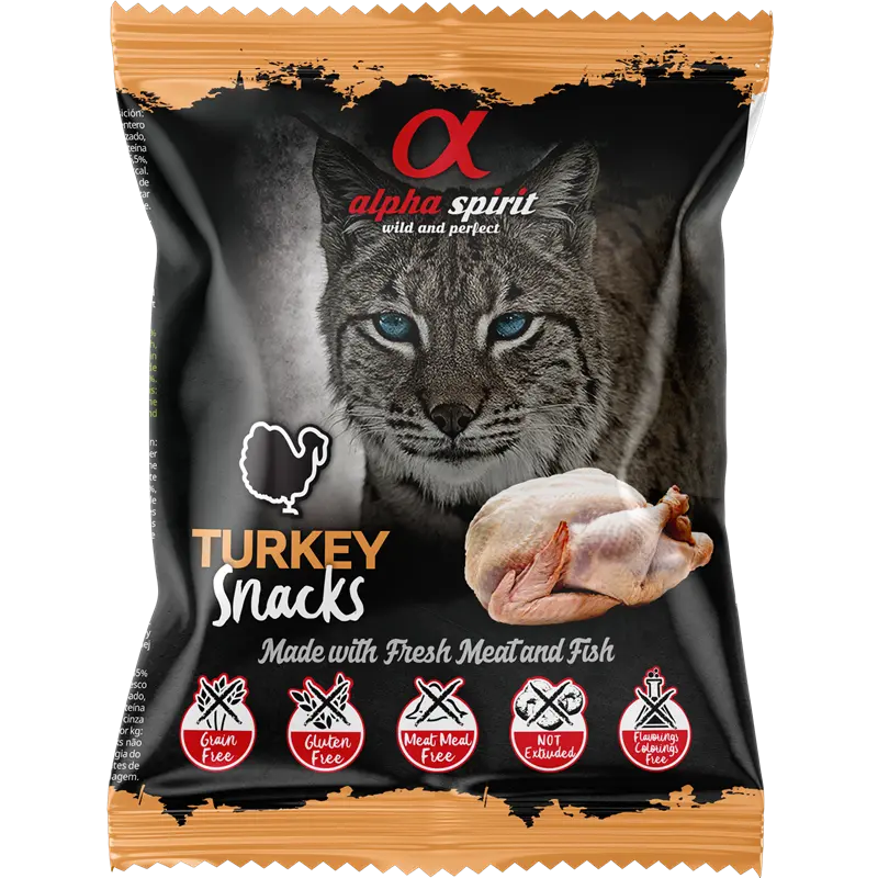 alpha spirit Snacks gewürfelt Truthahn 50 g
