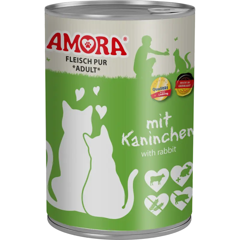 AMORA Fleisch Pur Kaninchen 400 g