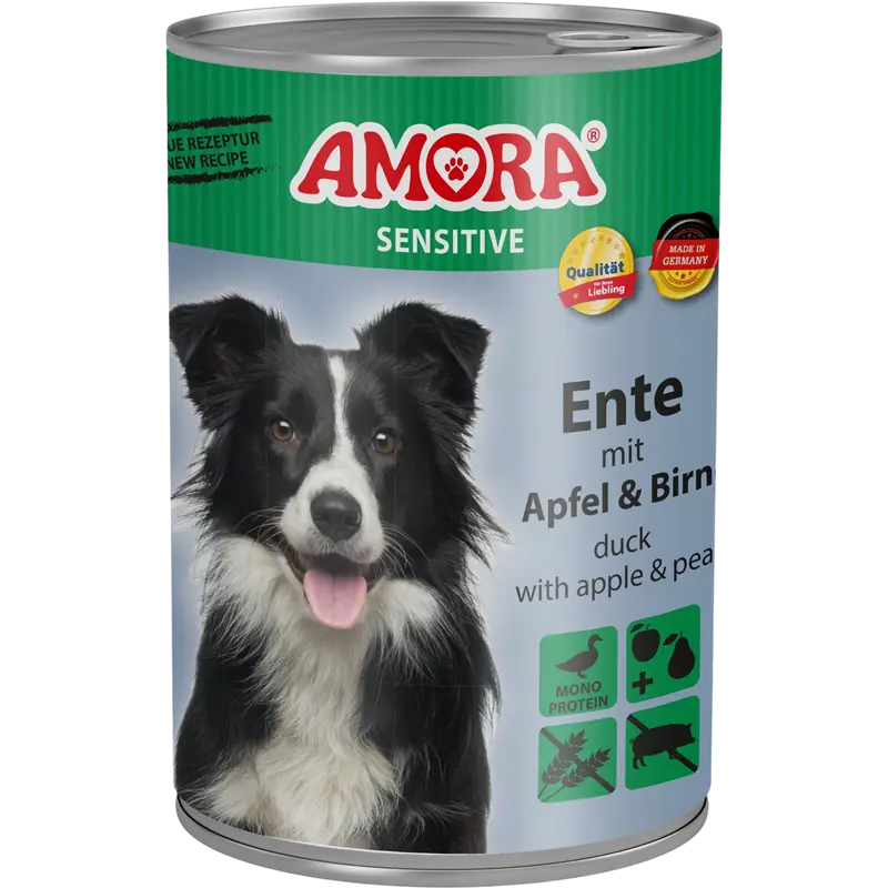 AMORA Sensitive Ente, Apfel & Birne 400 g