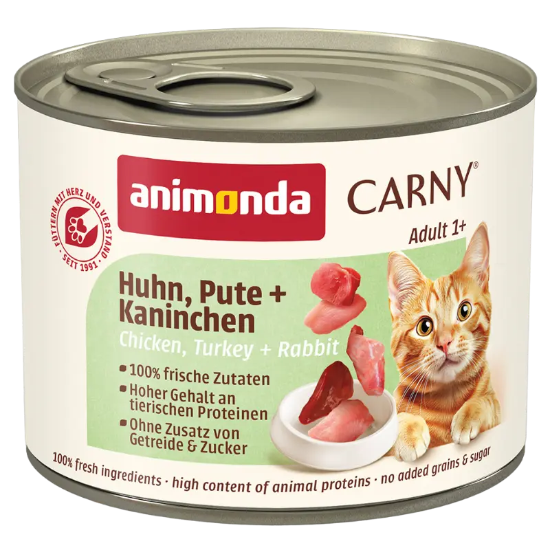 animonda Carny Huhn, Pute + Kaninchen 200 g