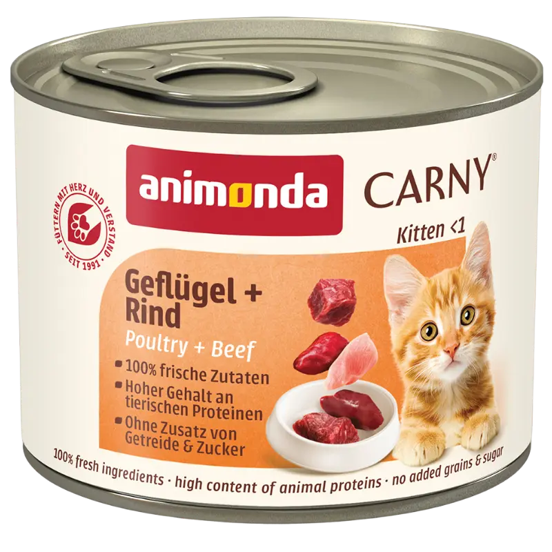 animonda Carny Kitten Geflügel & Rind 200 g