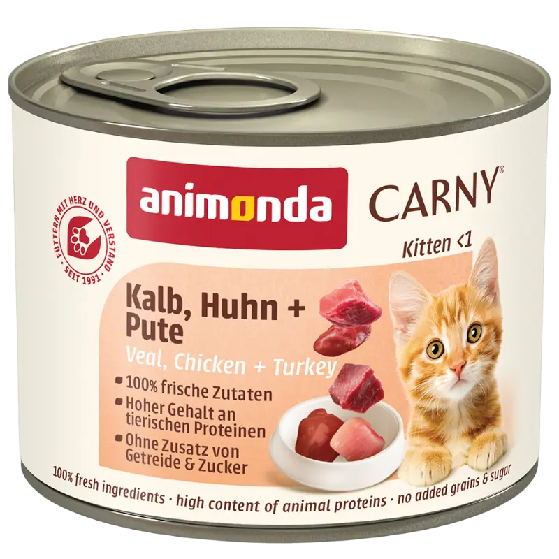 animonda Carny Kitten Kalb, Huhn & Pute 200 g