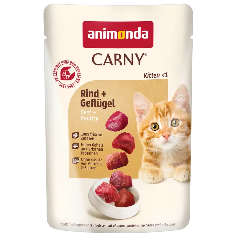 animonda Carny Kitten Rind  & Geflügel 85 g