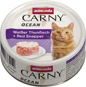 animonda Carny Ocean Weißer Thunfisch & Red Snapper 80 g