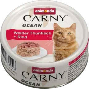 animonda Carny Ocean Weißer Thunfisch & Rind 80 g