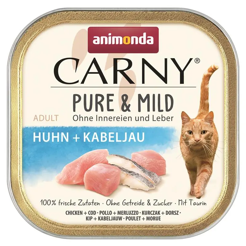 Animonda Carny Pure & Mild Adult Huhn & Kabeljau 100g