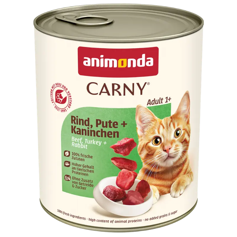 animonda Carny Rind, Pute + Kaninchen 800 g