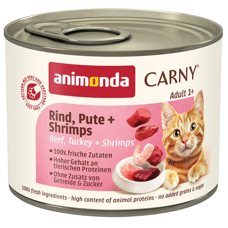 animonda Carny Rind, Pute + Shrimps 200 g