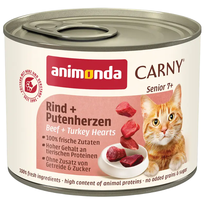 animonda Carny Senior Rind & Putenherzen 200 g