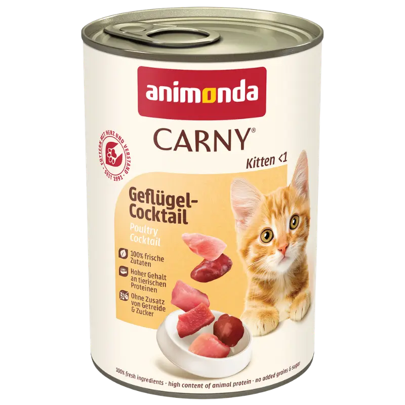 animonda Dose Carny Kitten Geflügel Cocktail 400 g