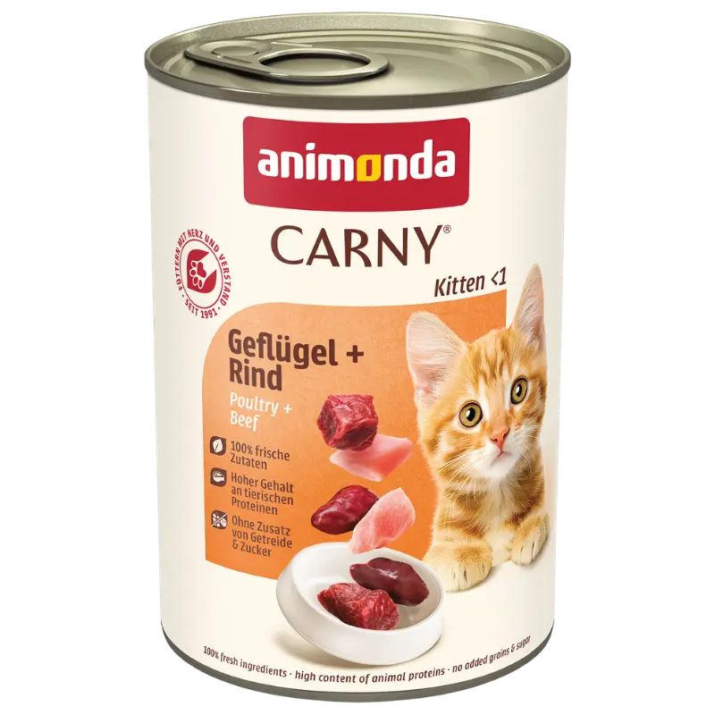 animonda Dose Carny Kitten Geflügel & Rind 400 g