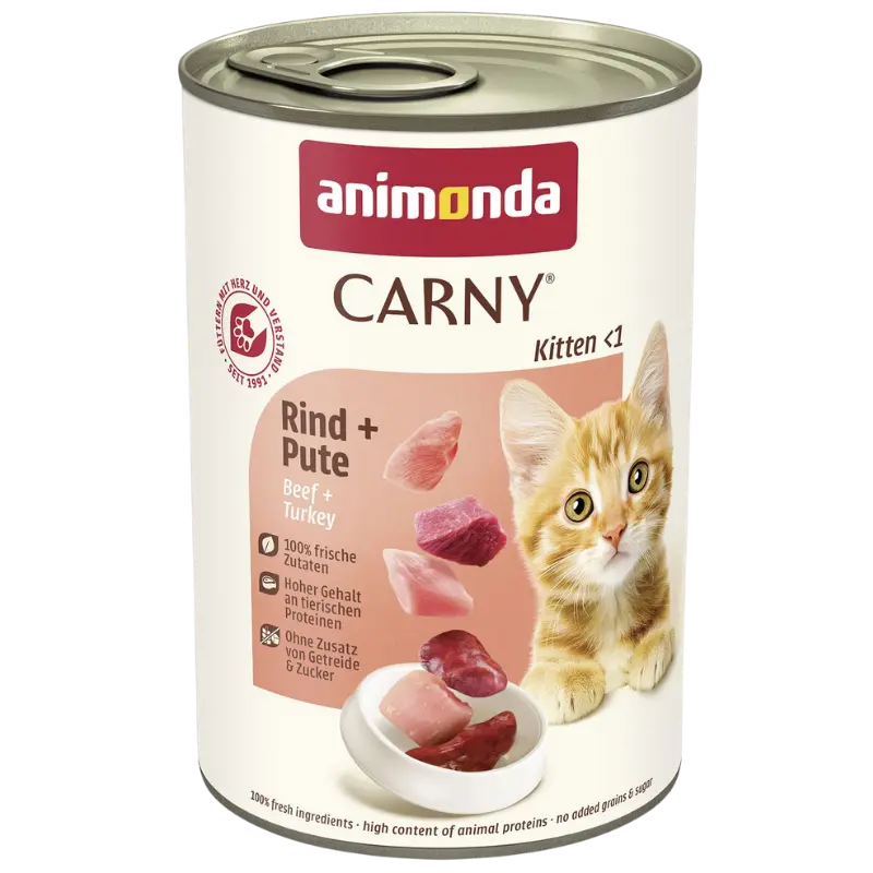 animonda Dose Carny Kitten Rind & Pute 400 g