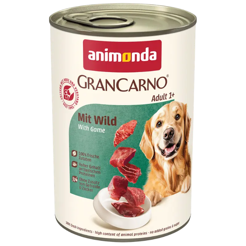 animonda GranCarno Adult mit Wild 400 g