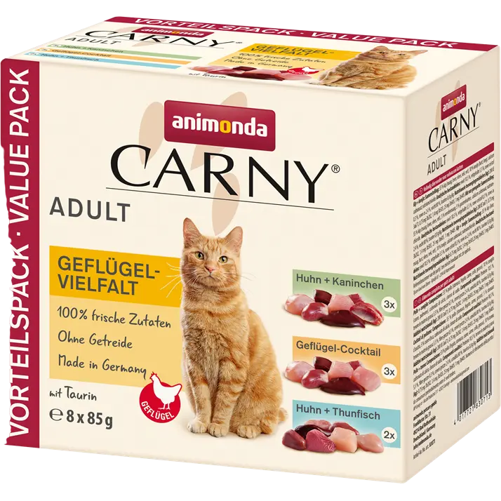 animonda P.B. Carny Adult Geflügelvielfielfalt Multipack 680 g