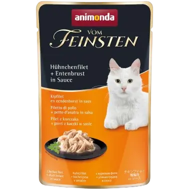 animonda Vom Feinsten Hühnchenfilet & Entenbrust in Sauce 50 g