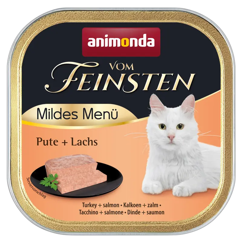 animonda Vom Feinsten Mildes Menü Pute & Lachs 100 g