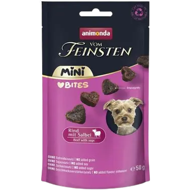 Animonda vom Feinsten Mini Bites mit Rind & Salbei
