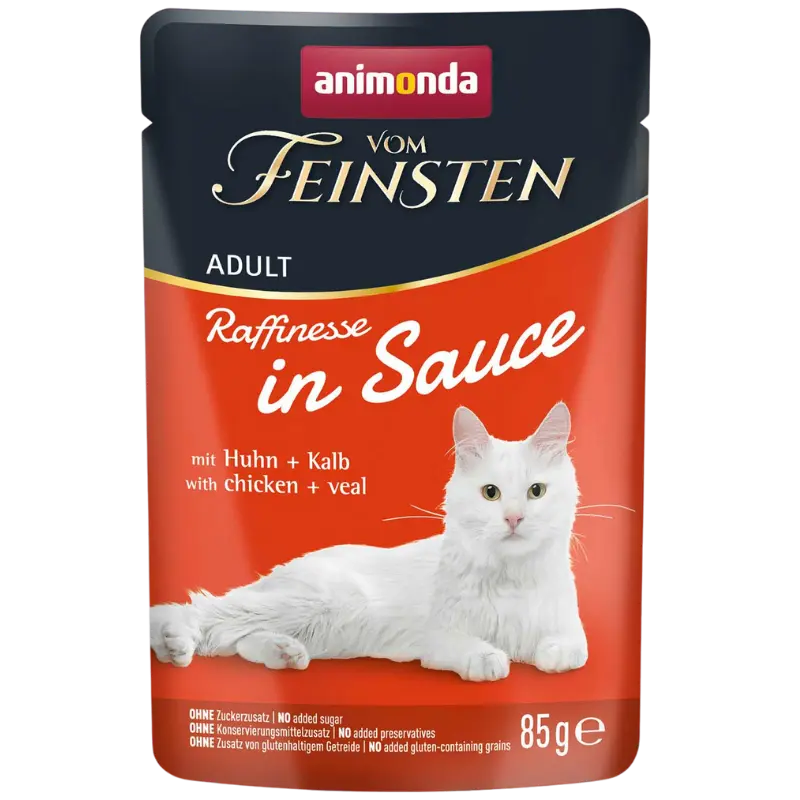 Animonda Vom Feinsten Raffinesse in Sauce Adult mit Huhn + Kalb 85 g