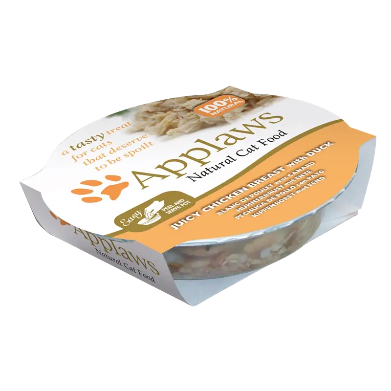 Applaws Natural Cat Pots fruchtige Hühnerbrust & Ente 60 g