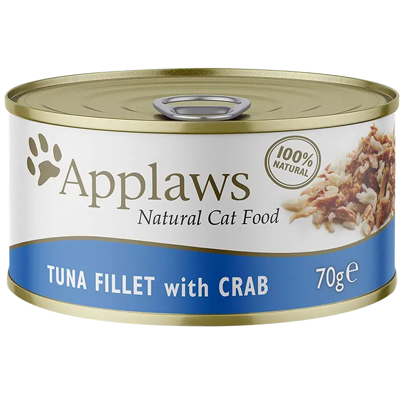 Applaws Natural Cat Tins Thunfischfilet mit Krabbenfleisch 70 g