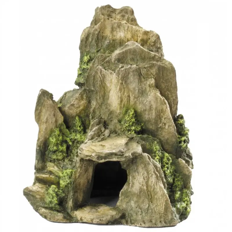 Aqua Della Stein mit moos Grün - 19 cm