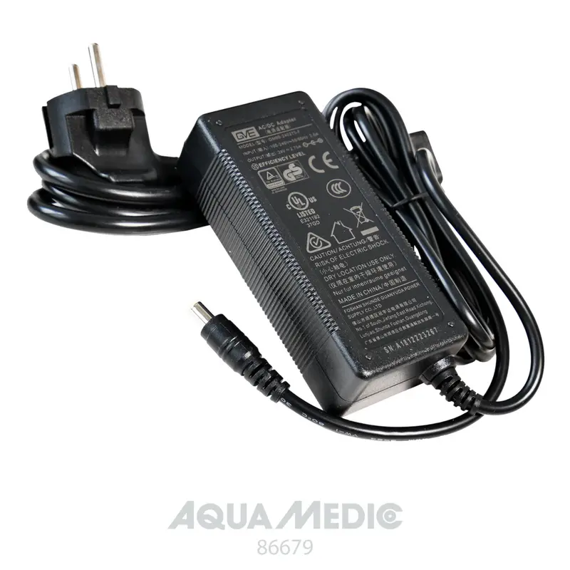 Aqua Medic Netzteil inkl. Kaltgerätezuleitung 24 V/2,75A/66 W