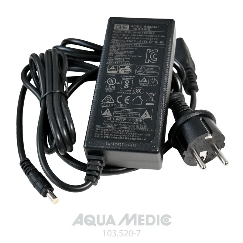 Aqua Medic Netzteil inkl. Kaltgerätezuleitung 24 V/4 A/ 96 W