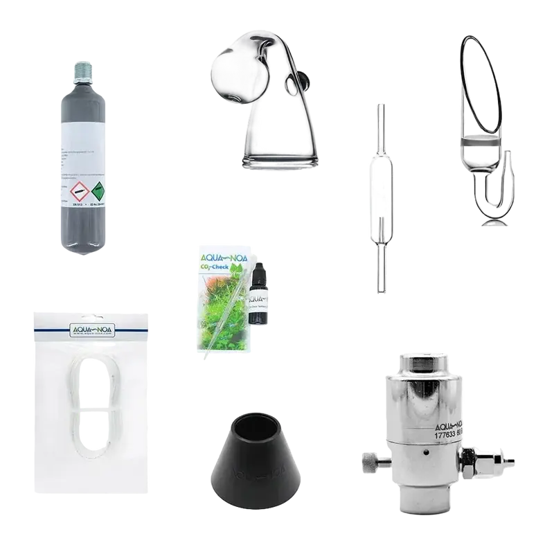 AQUA-NOA CO₂ Anlage Nano 95 g – Komplettset bis ca. 40 L