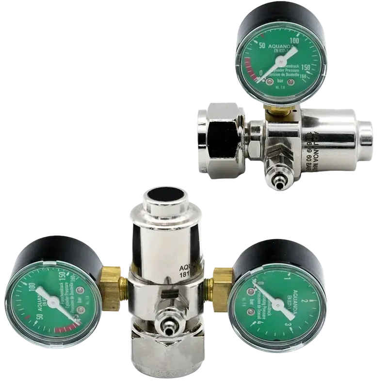 AQUA-NOA CO₂ Mehrweg-Druckminderer Basic M1 / M2