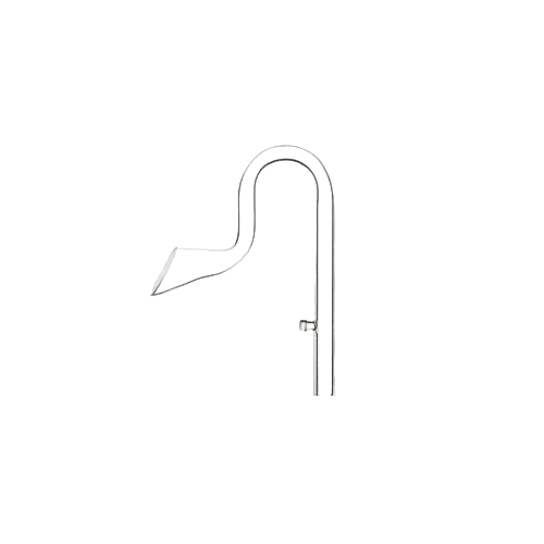 AQUA-NOA Glas Lily Pipe Outflow – Filterauslauf