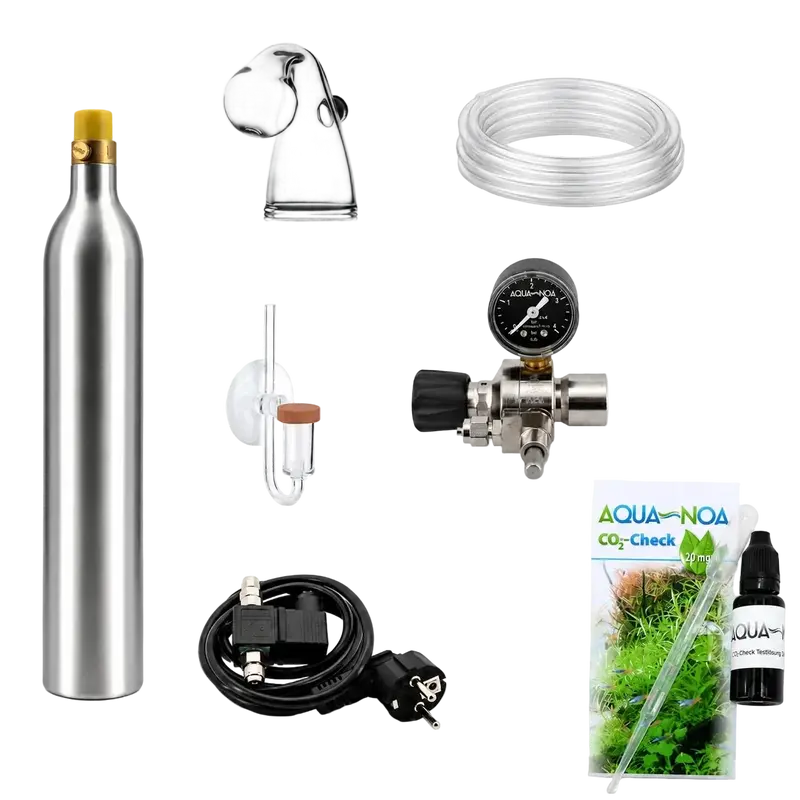 AQUA-NOA Profi CO₂-Anlage für Soda-CO₂-Zylinder – Acryl