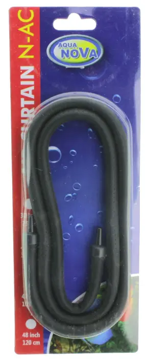 Aqua Nova Ausströmer Ausströmerschlauch Luftschlauch 120cm schwarz Aquarium TOP