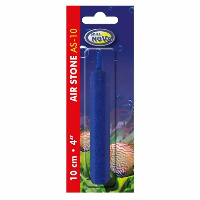 Aqua Nova Luftstein Sprudelstein Ausströmer 10cm blau Aquarium TOP