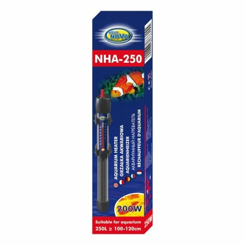 Aqua Nova Regelheizer 250W Heizer Heizstab bis 250 Liter Aquarium TOP