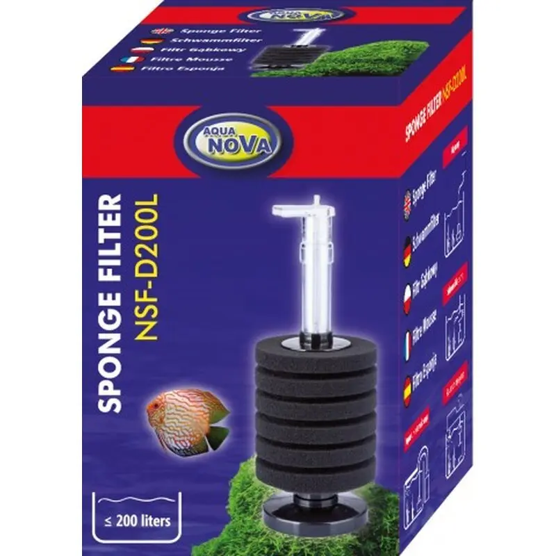 Aqua Nova Stand Bio-Schwammfilter 200 L - Garnelensicher